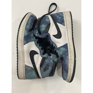 Nike Air Jordan 1 High Retro OG Tie Dye Sz 7.5 CD0461 100 Preowned Minty